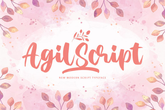 Agil Script: A Playful Font That Elevates Your Creative Projects