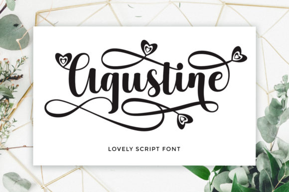 Agustine Script: A Bold Handwritten Font for Creative Expression