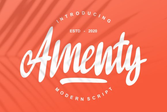 Amenty Script: Timeless Elegance in Handwriting