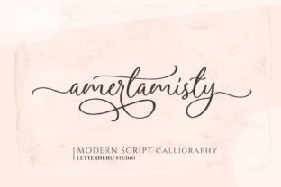 Amerta Misty Script: A Sweet and Simple Font for Romantic Designs