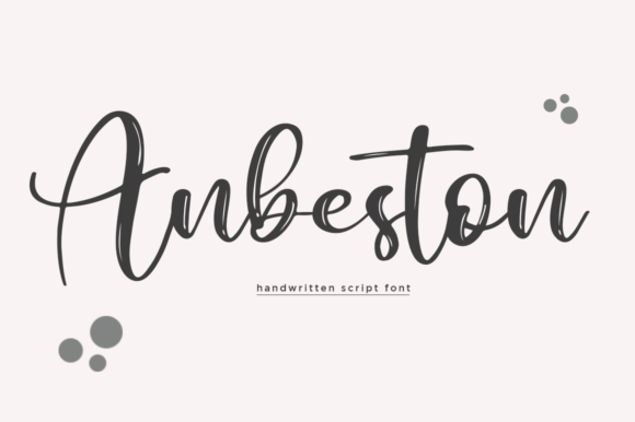 Anbeston Script