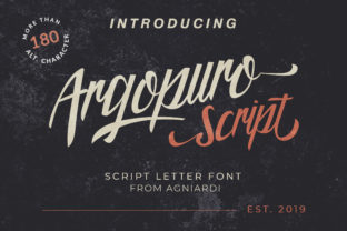 Argopuro Script: A Cool and Stunning Font for Standout Designs