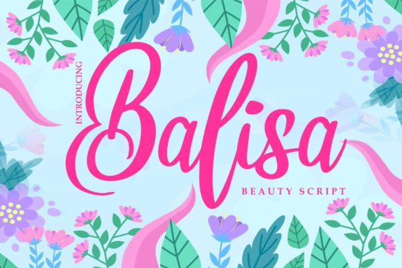 Balisa Script: Elegant Handwriting for Personalized Designs