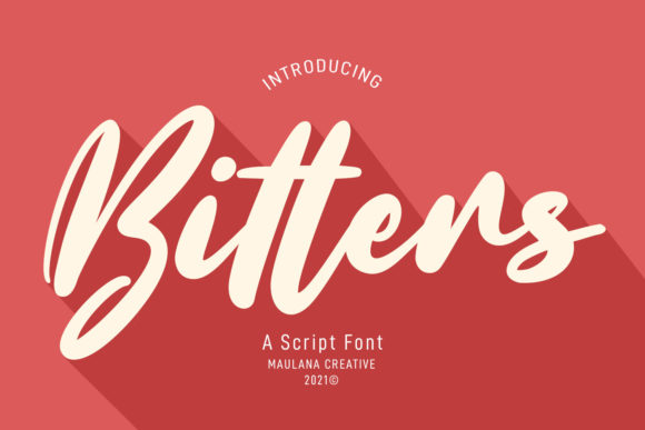 Bitters Script: A Timeless Font for Modern Creativity