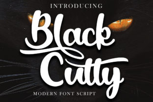Black Catty Script: Adding a Personal Touch to Your Design Projects