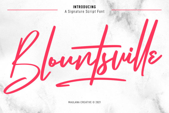 Blountsville Script: Timeless Elegance for Modern Design