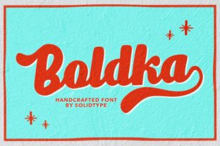 Boldka Script: A Nostalgic Font for Design Projects