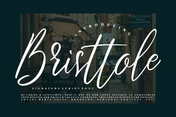 Bristtole Script: A Timeless Font for Elegant Design