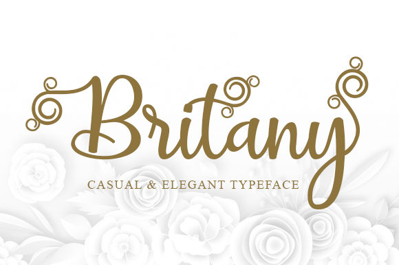 Britany Script: A Fluid and Organic Font for Creative Projects