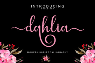 Dahlia Script: A Modern Handwritten Calligraphy Font