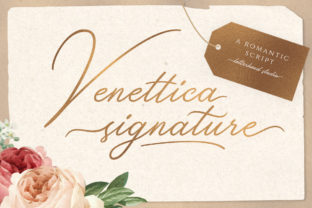 Discover the Beauty of Venettica Signature Romantic Script: A Modern Font for Creative Expression