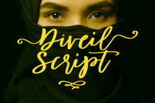 Diveil Script: A Handwritten Font with Unique Charm for Creative Projects