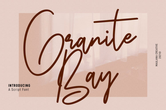 Granite Bay Script: A Timeless Handwritten Font for Creative Expression