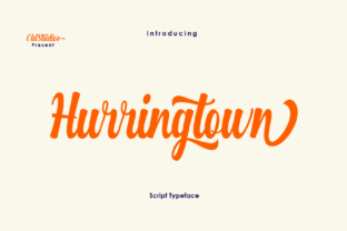 Hurringtown Script: A Bold Handwritten Font for Modern Design