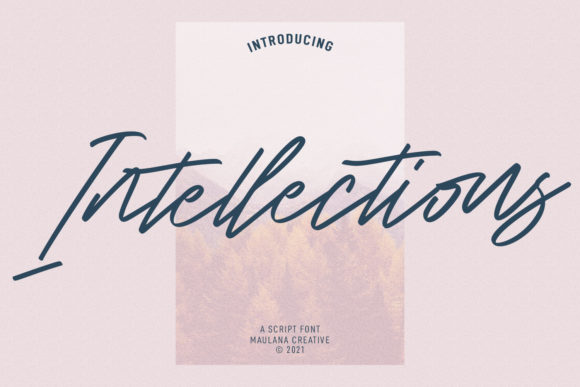 Intellections Script: A Stylish Font for Personal and Professional Touches