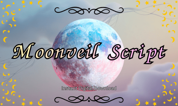Moonveil Script: A Celestial Font for Modern Design