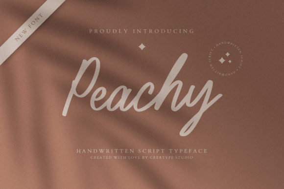 Peachy Script: A Refined Touch for Modern Design