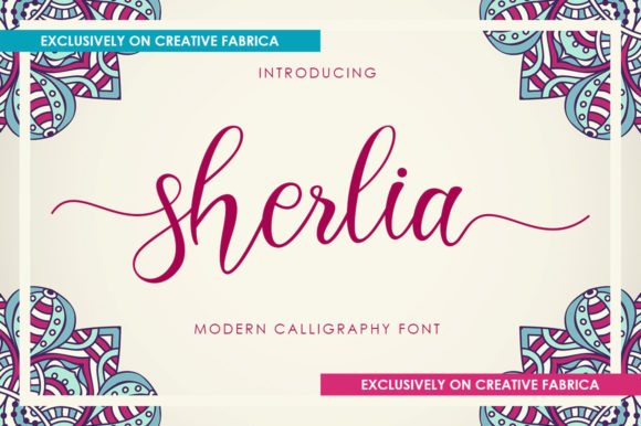 Sherlia Script: A Graceful Handwritten Font for Creative Projects