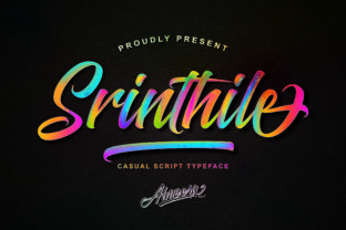 Srinthile Script: A Casual and Fun Handwritten Font for Creative Projects