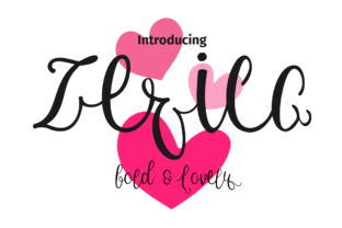 Zerica Script: A Bold Calligraphy Font with OpenType Features